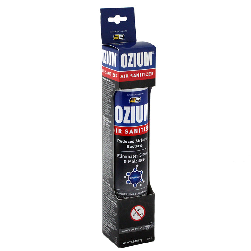 Ozium Air Sanitizer Odor Eliminator New Car Scent Spray 0.8oz