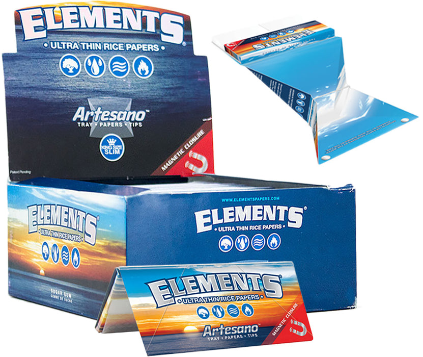 Elements Artesano King Size Slim Rolling Paper - Smoketokes