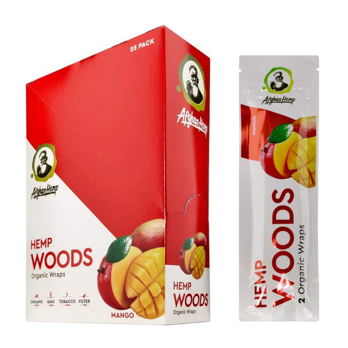 Afghan Hemp - Organic Hemp Wood Wraps - Mango
