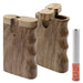 3" Natural Handgrip Wooden Dugout - Smoketokes