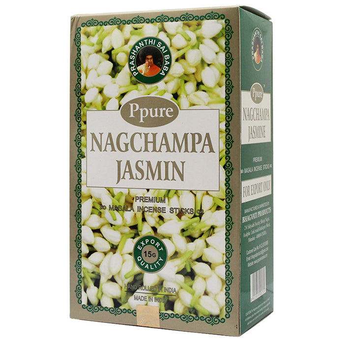 Ppure NagChampa Jasmin 15g Incense - Smoketokes