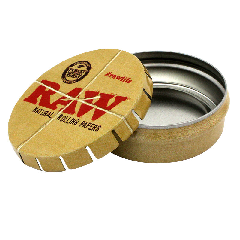 Raw Pop Top Metal Tin - Smoketokes