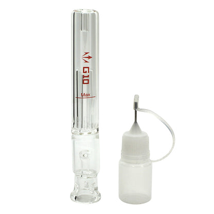 4.5" Atman Nereus G10 Glass Blunt Bubbler - Smoketokes