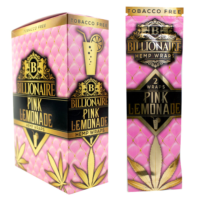 Billionaire Hemp Wraps - Pink Lemonade