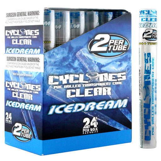 Cyclones Clear Cone IceDream Flavor - Smoketokes
