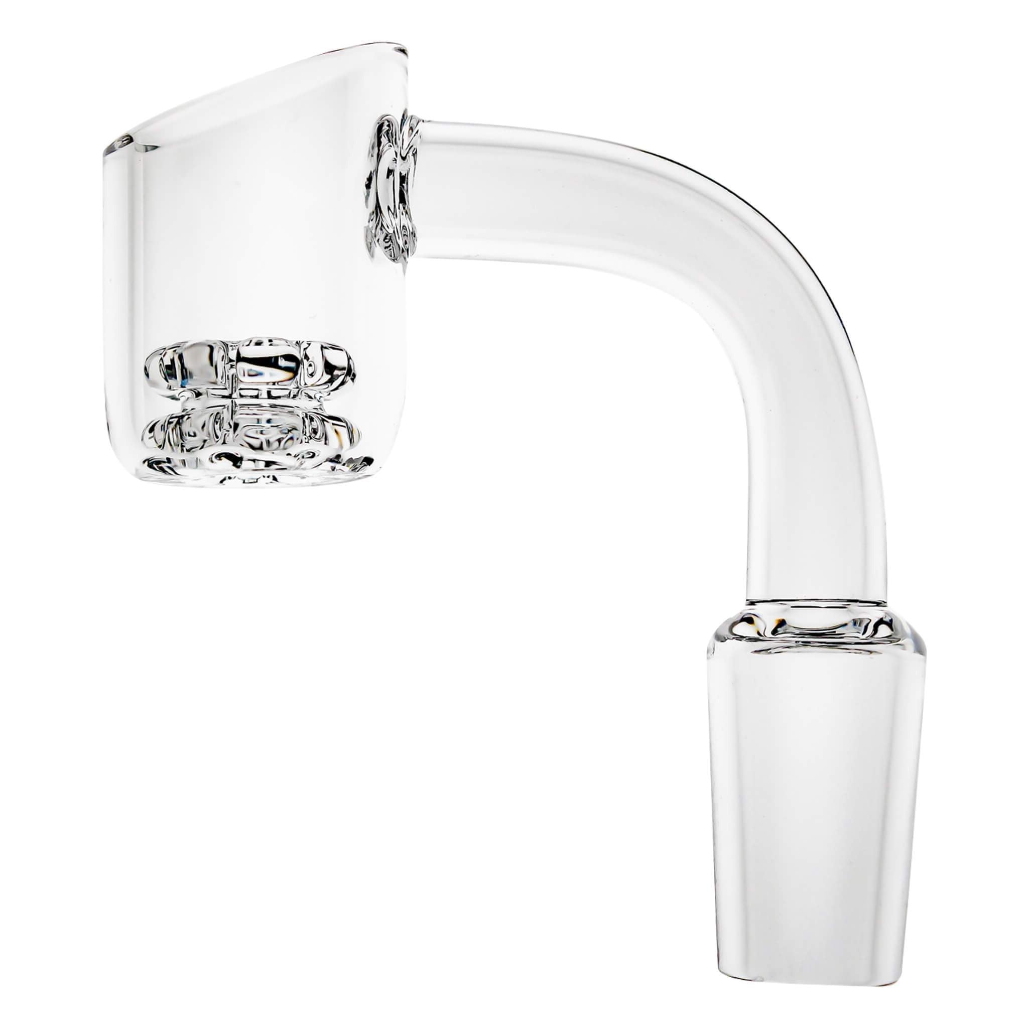 All Quartz Diamond Knot 90° Banger - 2mm