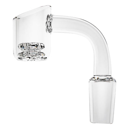 All Quartz Diamond Knot 90° Banger - 2mm