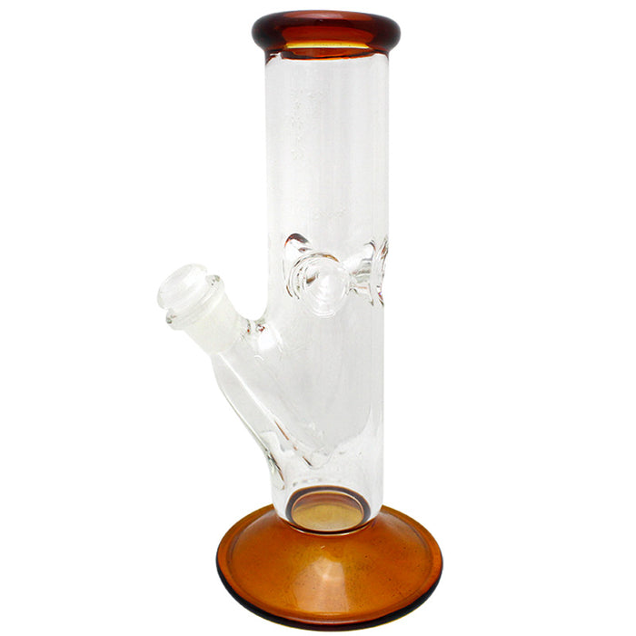 9" Straight Glass on Glass Water Pipe - Smoketokes
