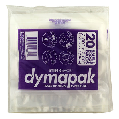 Stink Sack Dymapak Ziplock Bag 1oz Clear 20pk - Smoketokes