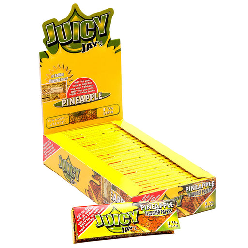 Juicy Jay's 1 1/4" Size Rolling Paper Pineapple Flavor - Smoketokes