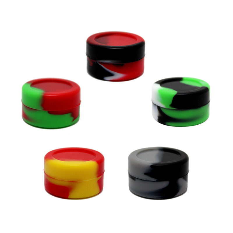 3ml Marbled Silicone Jar - Smoketokes