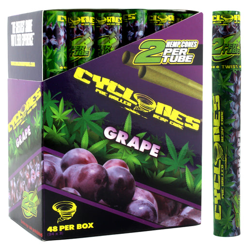 Cyclones Hemp Cone Grape Flavor - Smoketokes