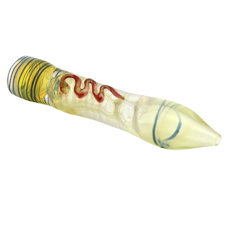 4" Snake Glass Chillum - Smoketokes