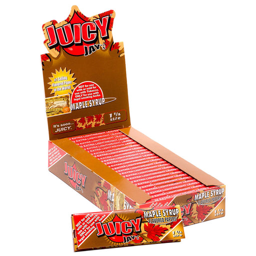 Juicy Jay's 1 1/4" Size Rolling Paper Maple Syrup Flavor - Smoketokes