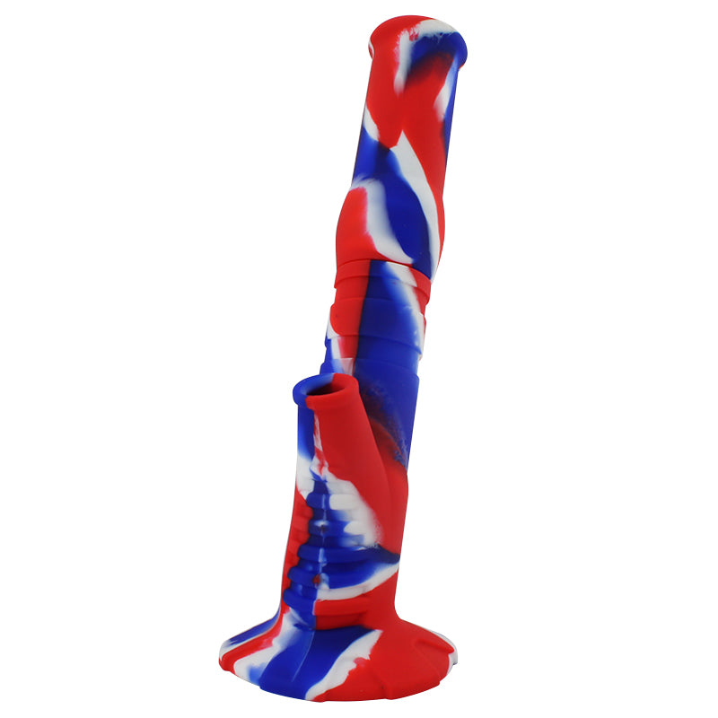 13" 2-Piece Silicone Water Pipe - Smoketokes