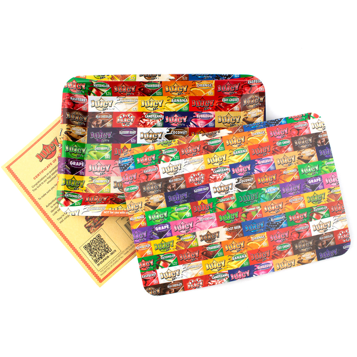 Juicy Jays Pack Rolling Trays with Lid Tray Cover