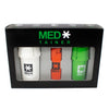 Medtainers dispaly pack  1 - 40 Dram  1 - 20 Dram  jar and 1 Medx  lighter