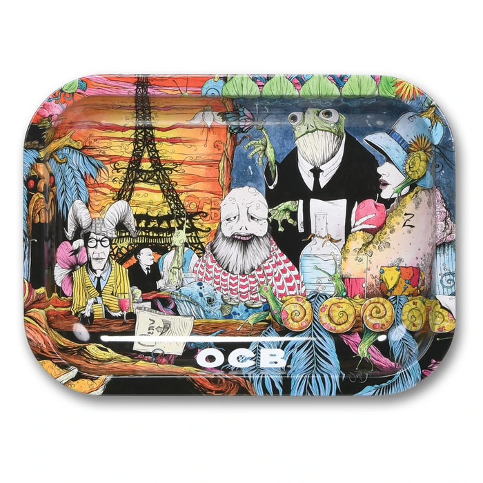 OCB Cafe Culture Monsters Metal Rolling Tray