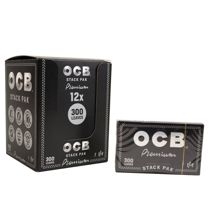 OCB Premium 1 1/4" Stack Pak Rolling Paper