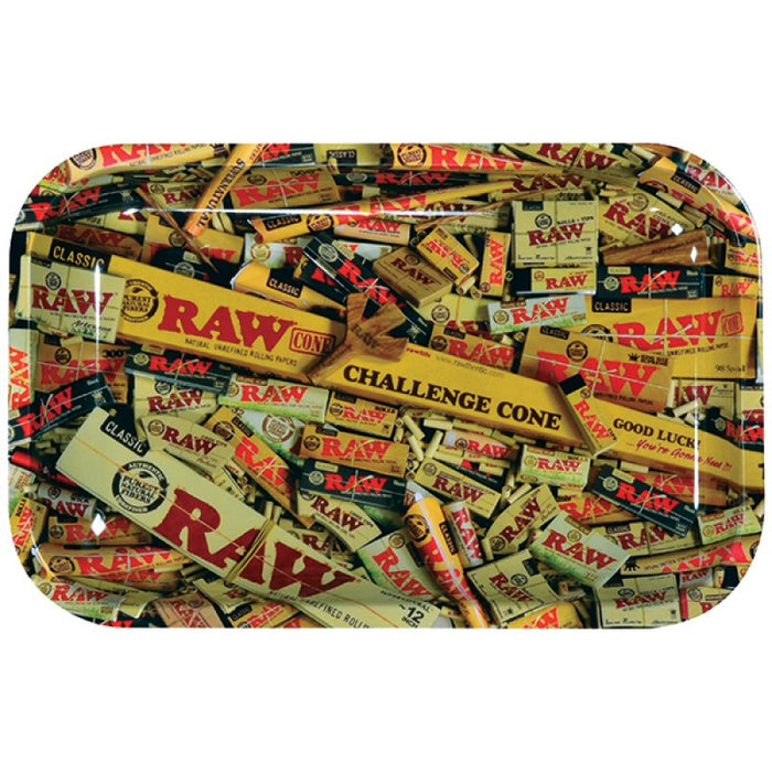Raw Mixed Items Metal Rolling Tray
